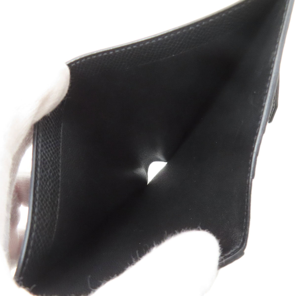 エルメス ベアンコンパクト シルバー金具 二つ折り財布（小銭入れあり） 中古 商品画像6