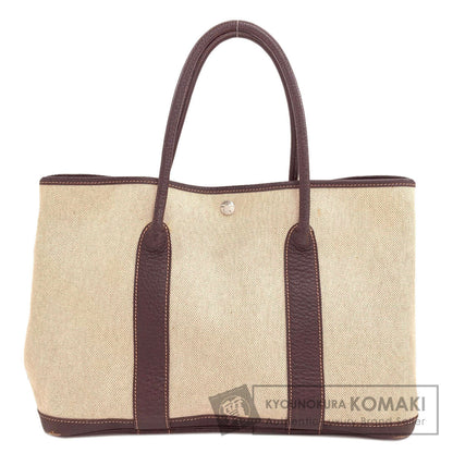 エルメス ガーデンパーティPM マロン シルバー金具 トートバッグ 中古 商品画像1