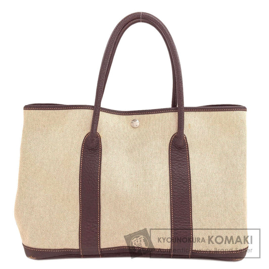 エルメス ガーデンパーティPM マロン シルバー金具 トートバッグ 中古 商品画像1