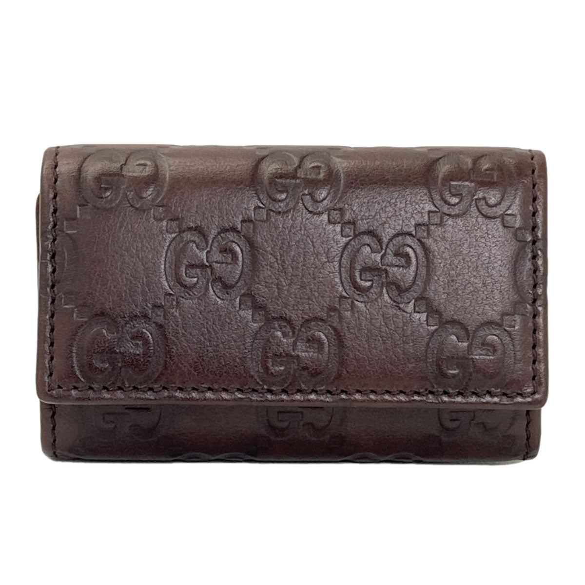グッチ 138093 GGシグネチャー シマ キーケース 中古 商品画像2