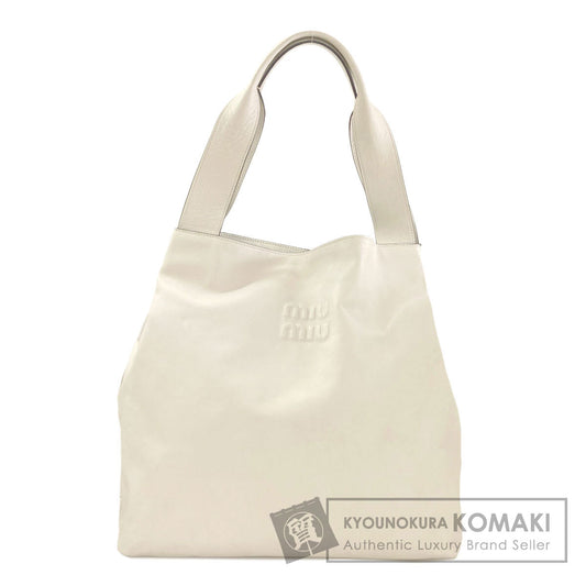 ミュウミュウ ロゴ トートバッグ 中古 商品画像1