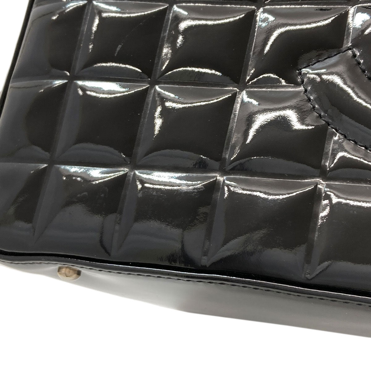 シャネル チョコバー ココマーク シルバー金具 トートバッグ 中古 商品画像11