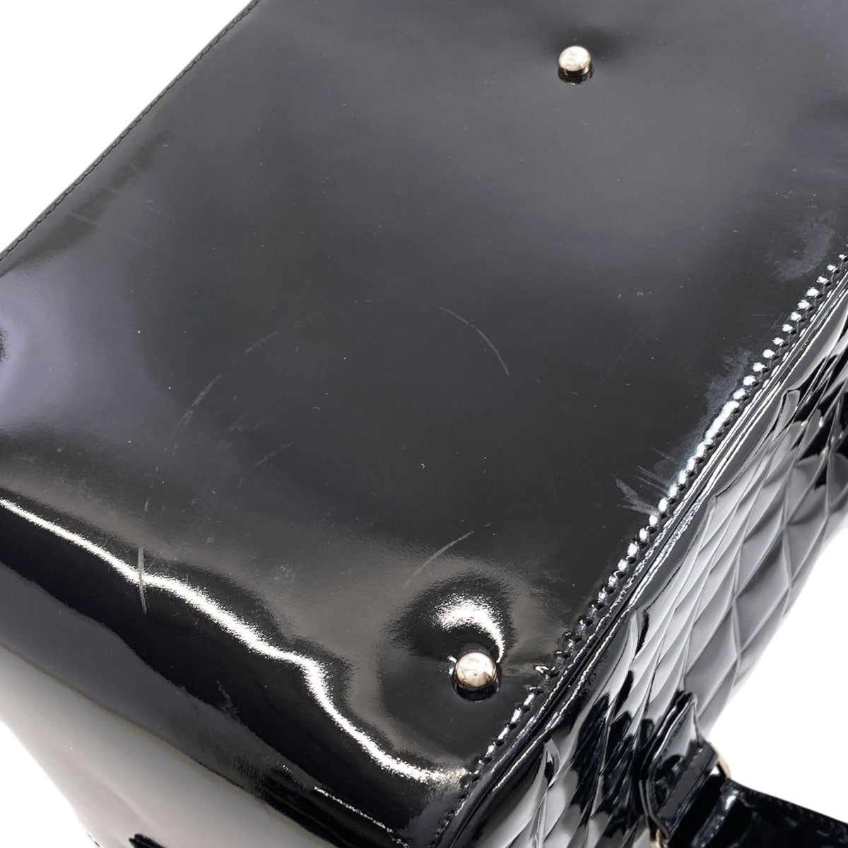 シャネル チョコバー ココマーク シルバー金具 トートバッグ 中古 商品画像15