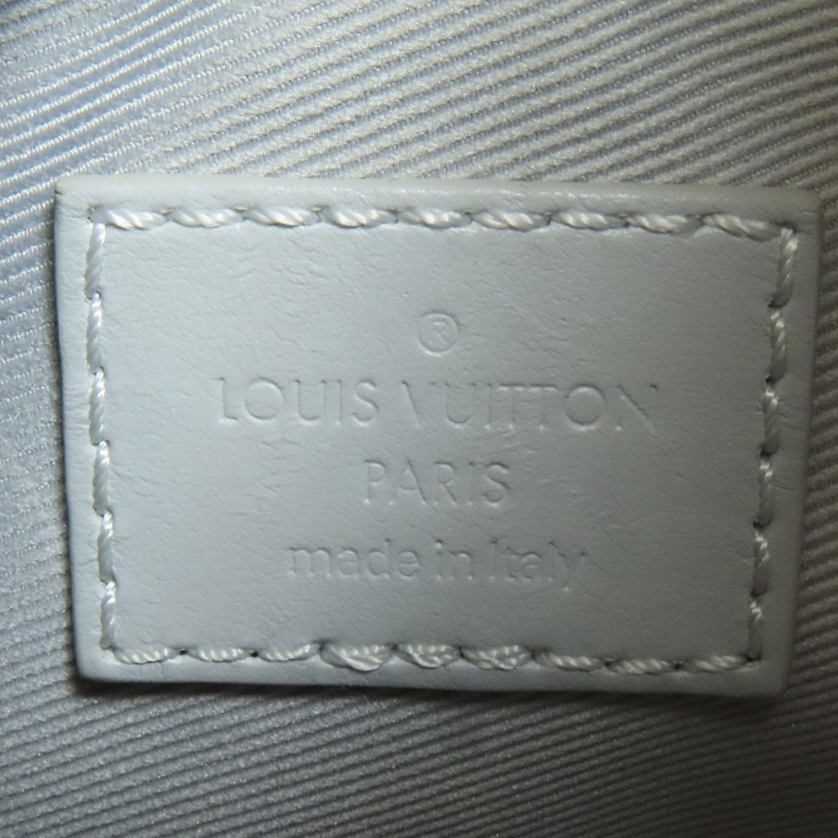 ルイヴィトン M44631 ホワイト モノグラム ロゴ チョーク・ナノバッグ ショルダーバッグ 中古 商品画像7