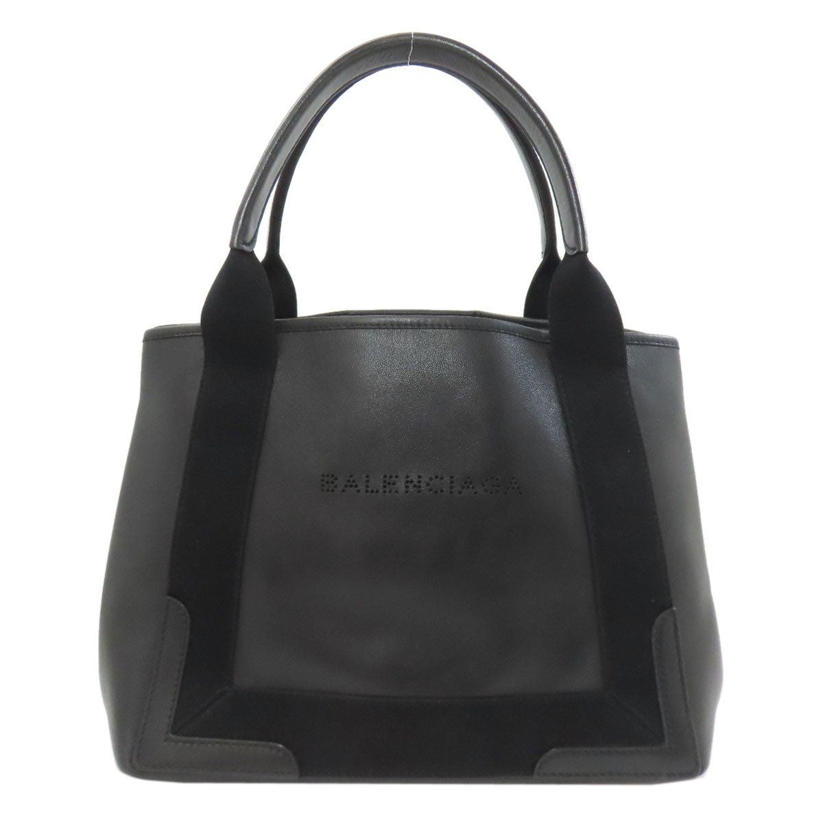 バレンシアガ 339933 ネイビーカバス トートバッグ 中古 商品画像2