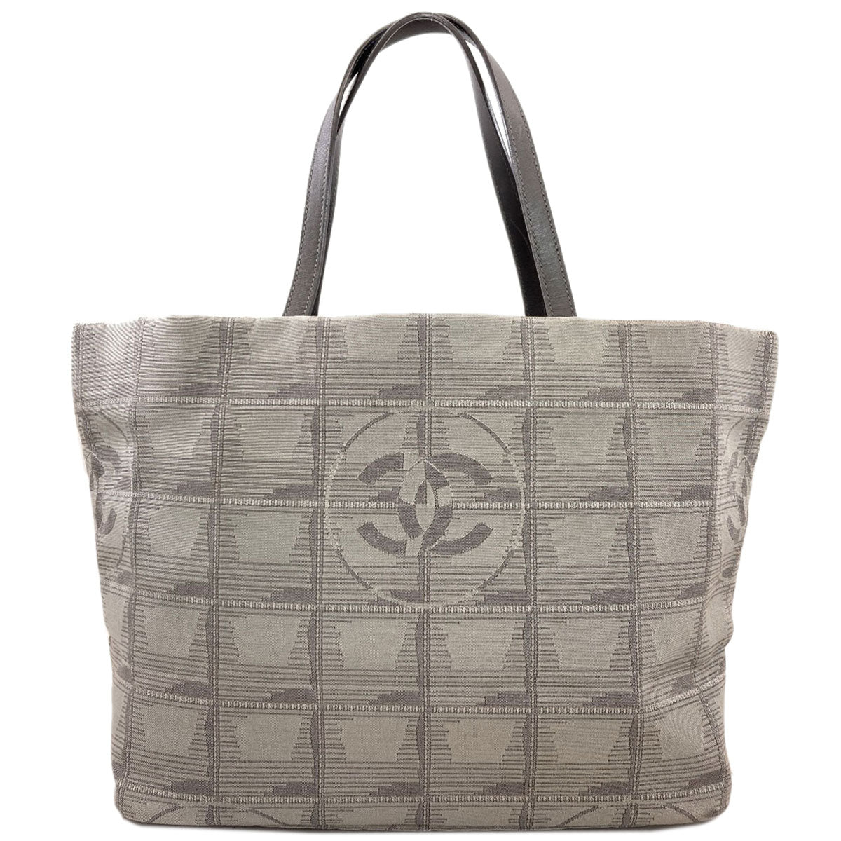 CHANEL シャネル ニュートラベルライン トートバッグ シルバー グレー系 シャネル ニュートラベルライン トートバッグ 中古 | 京の蔵小牧