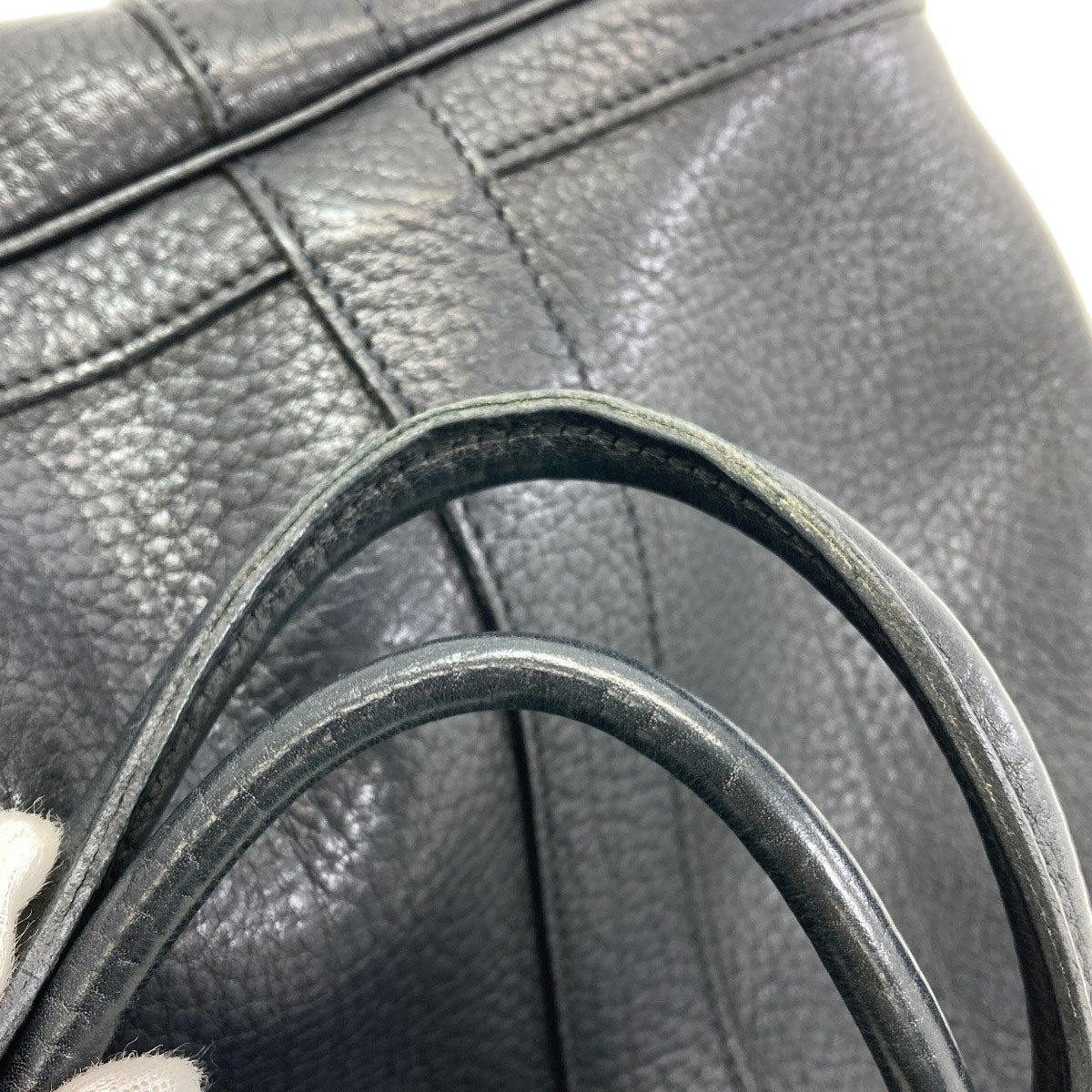エルメス ガーデンパーティTPM シルバー金具 ハンドバッグ 中古 商品画像18