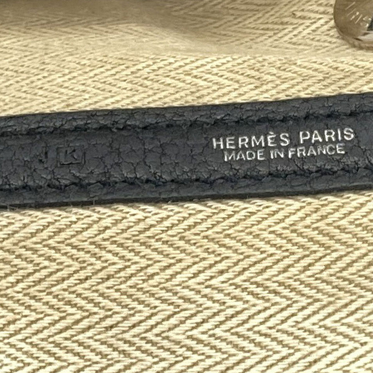 エルメス ガーデンパーティTPM シルバー金具 ハンドバッグ 中古 商品画像7