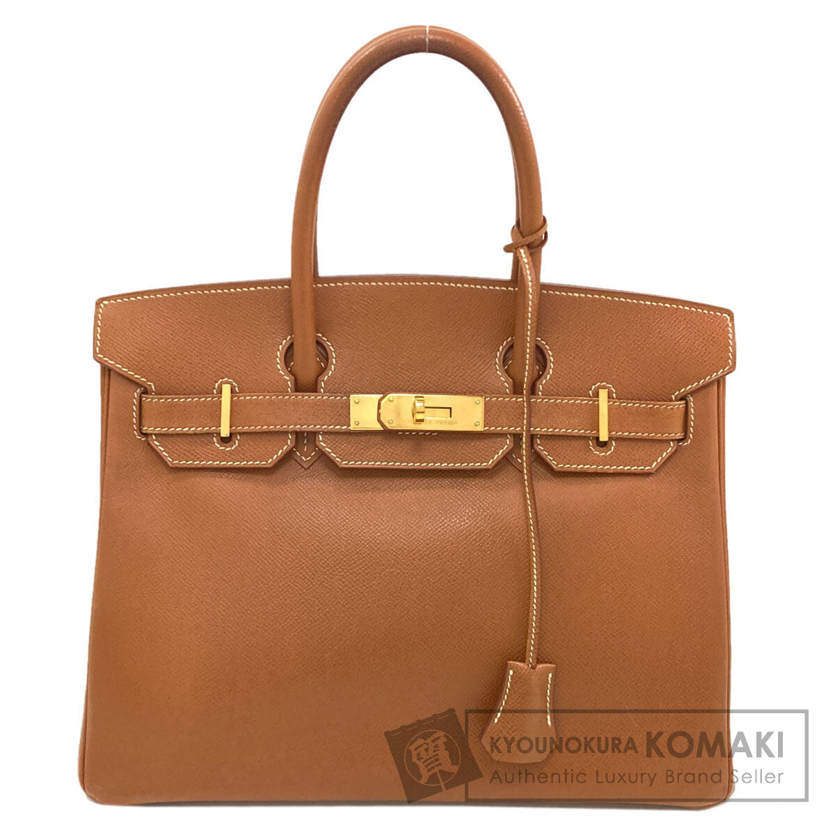 エルメス バーキン30 ゴールド ゴールド金具 ハンドバッグ 中古 商品画像1