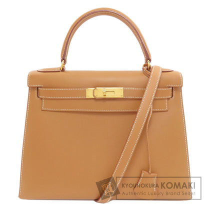 エルメス ケリー28 外縫い ゴールド金具 ハンドバッグ 中古 商品画像1