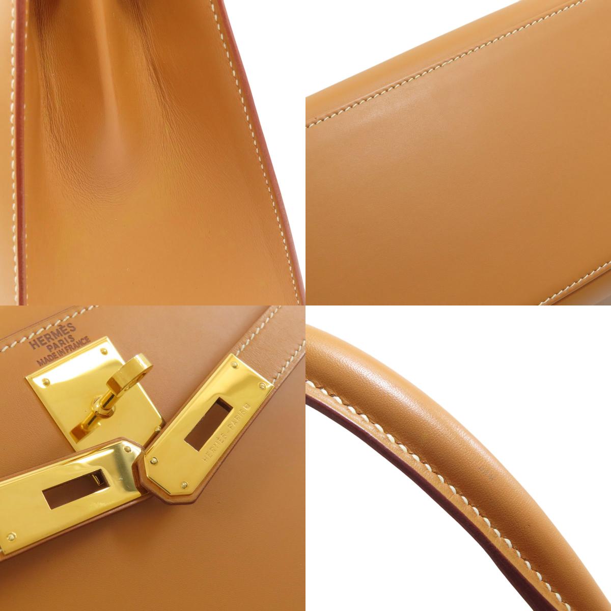 エルメス ケリー28 外縫い ゴールド金具 ハンドバッグ 中古 商品画像19
