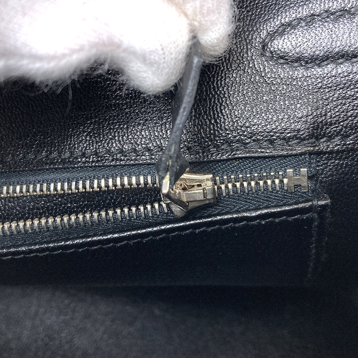 エルメス バーキン25 シルバー金具 ハンドバッグ 中古 商品画像13