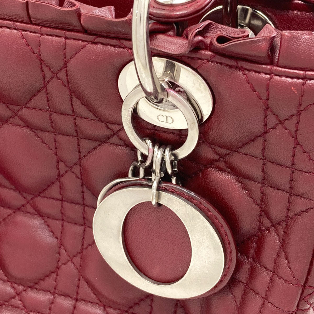 クリスチャンディオール レディディオール 2WAY ハンドバッグ 中古 商品画像17