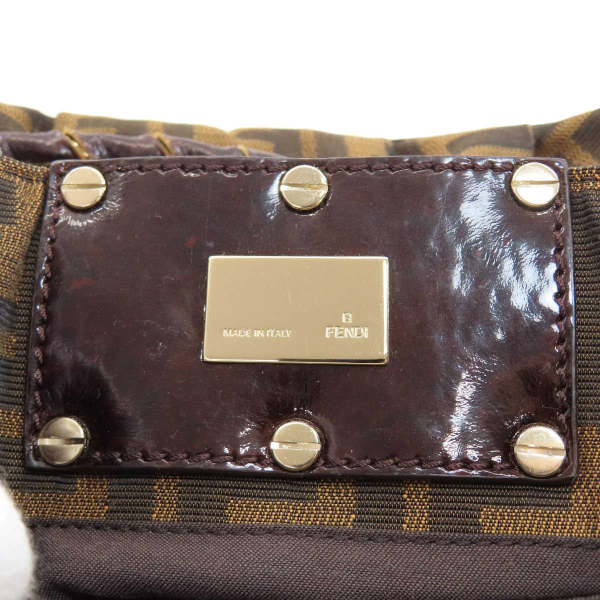 フェンディ ズッカ柄 ハンドバッグ 中古 商品画像7