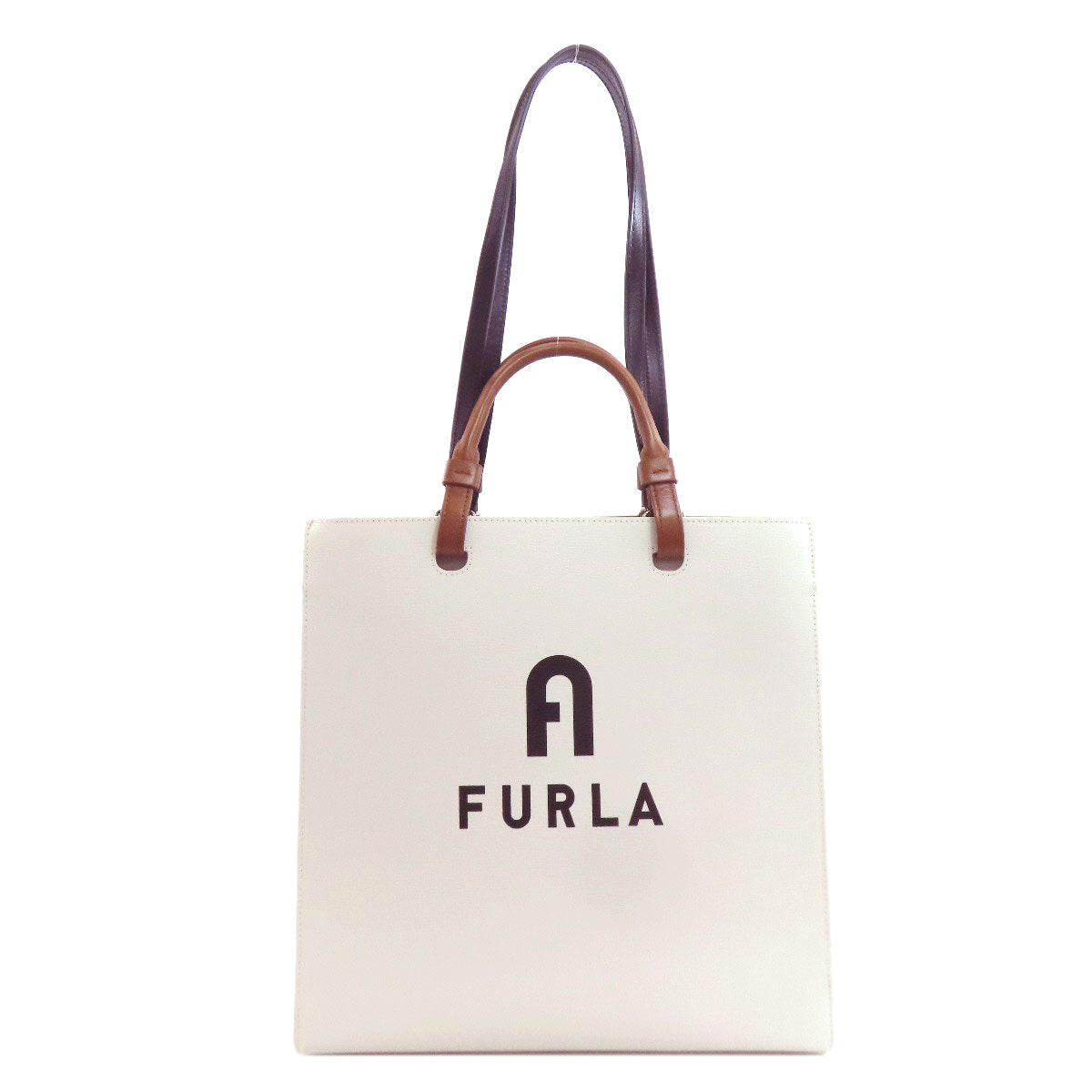 フルラ アーチロゴ 2WAY ハンドバッグ 中古 商品画像2
