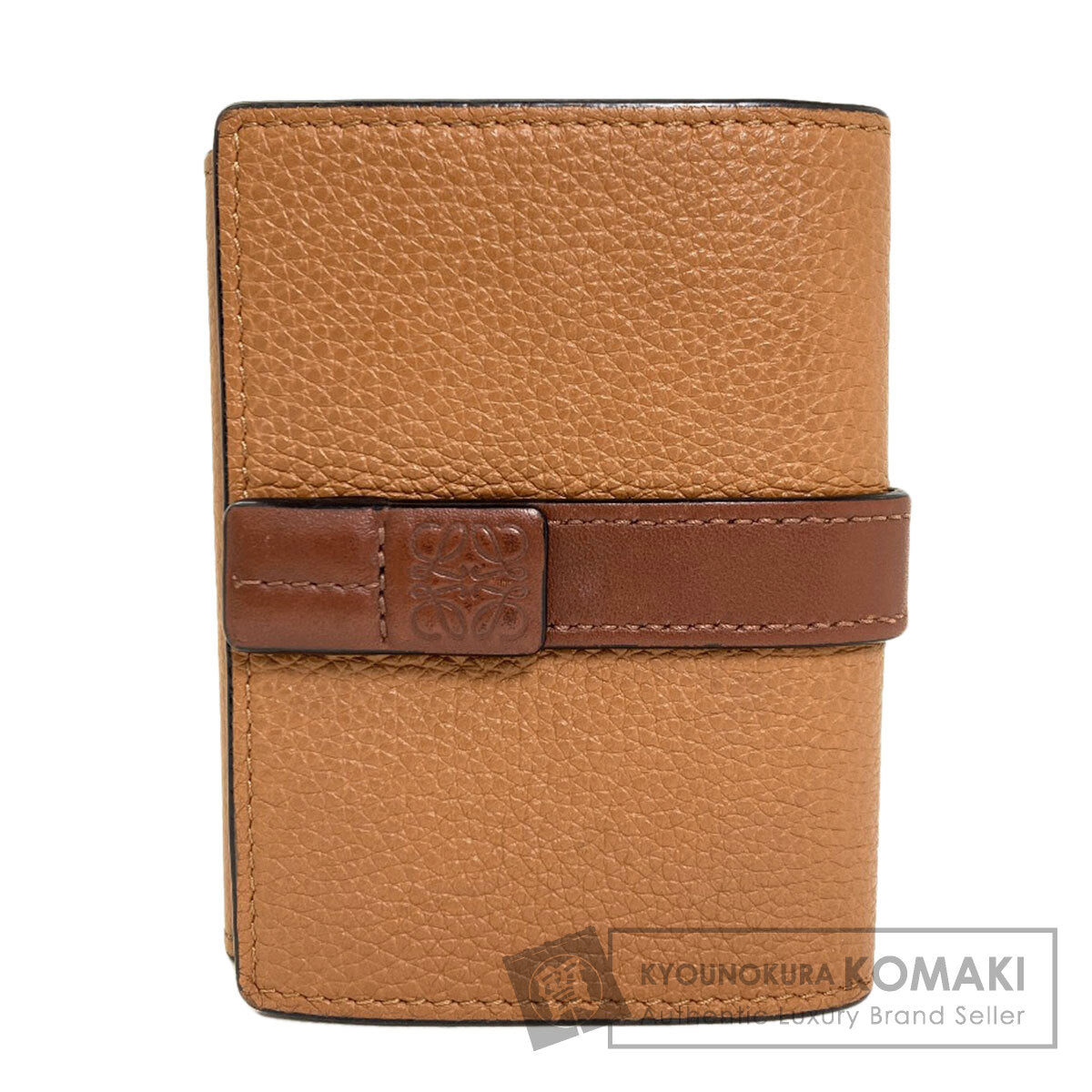 ロエベ バーティカルウォレット スモール コンパクトウォレット 三つ折り財布（小銭入れあり） 中古 商品画像1