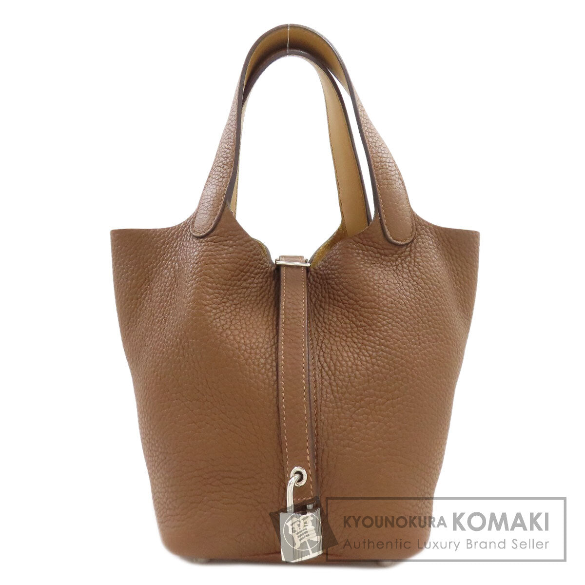 エルメス ピコタンロックPM エクラ シルバー金具 ハンドバッグ 中古 商品画像1