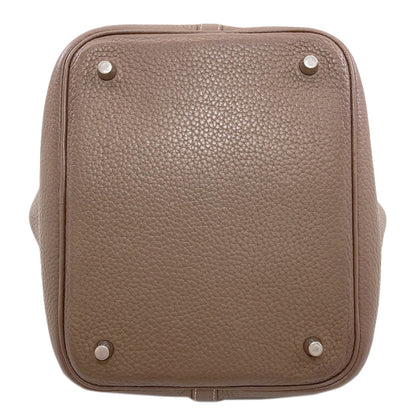 エルメス ピコタンロックMM エトープ シルバー金具 ハンドバッグ 中古 商品画像5