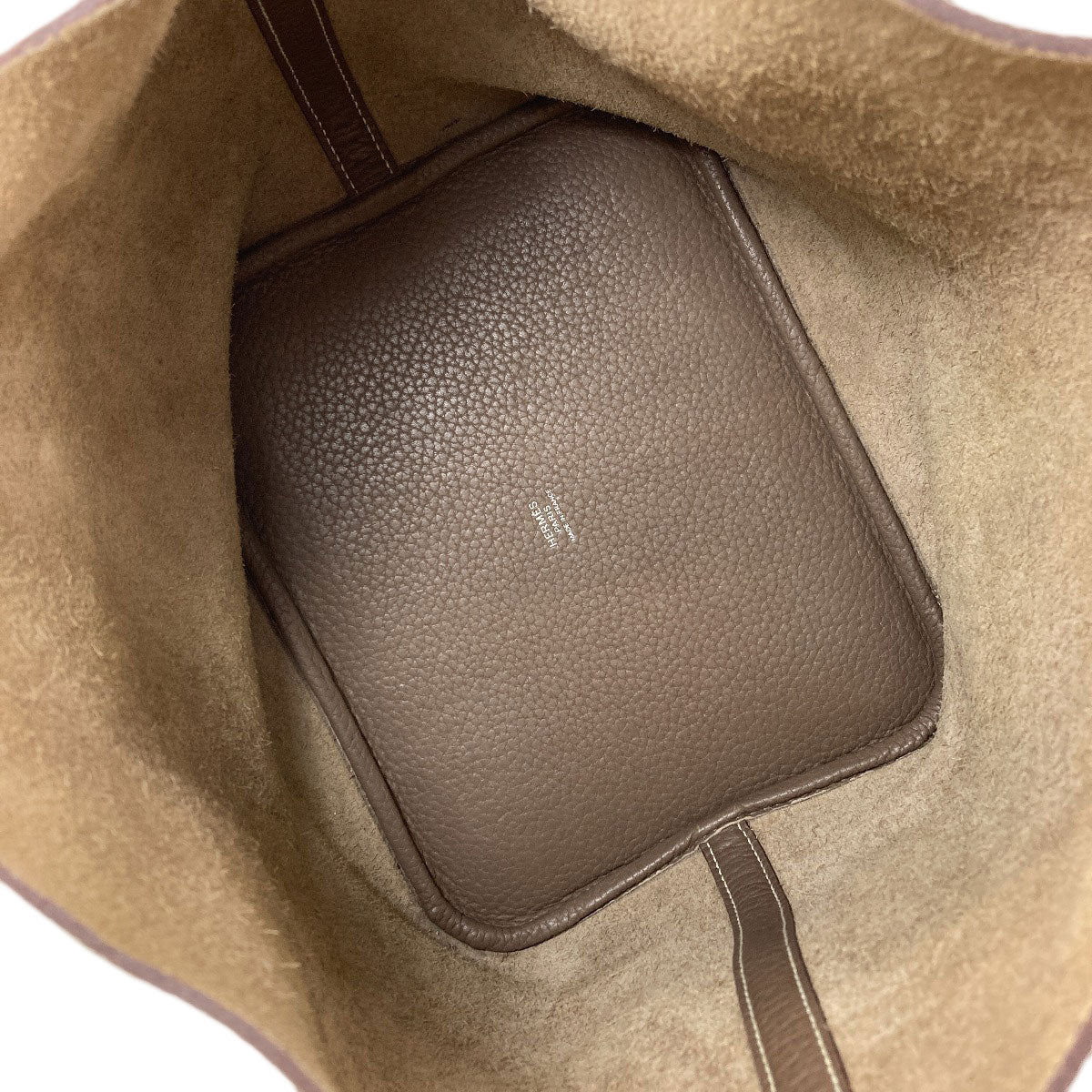 エルメス ピコタンロックMM エトープ シルバー金具 ハンドバッグ 中古 商品画像6