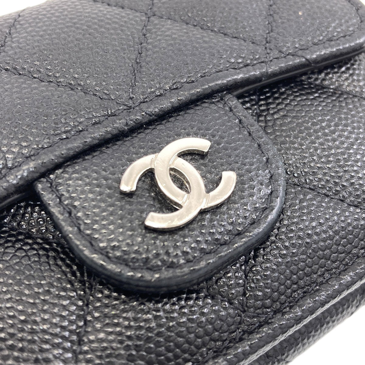 シャネル マトラッセ シルバー金具 三つ折り財布（小銭入れあり） 中古 商品画像12