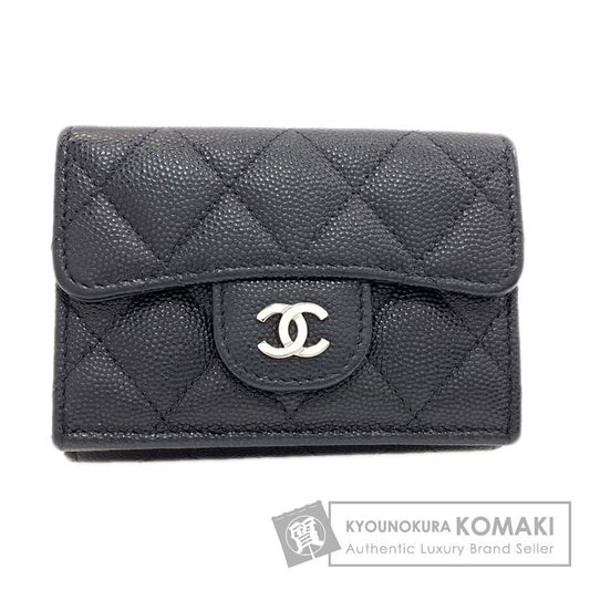 シャネル マトラッセ シルバー金具 三つ折り財布（小銭入れあり） 中古 商品画像1