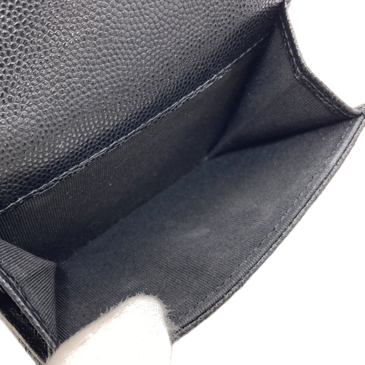 シャネル マトラッセ シルバー金具 三つ折り財布（小銭入れあり） 中古 商品画像6