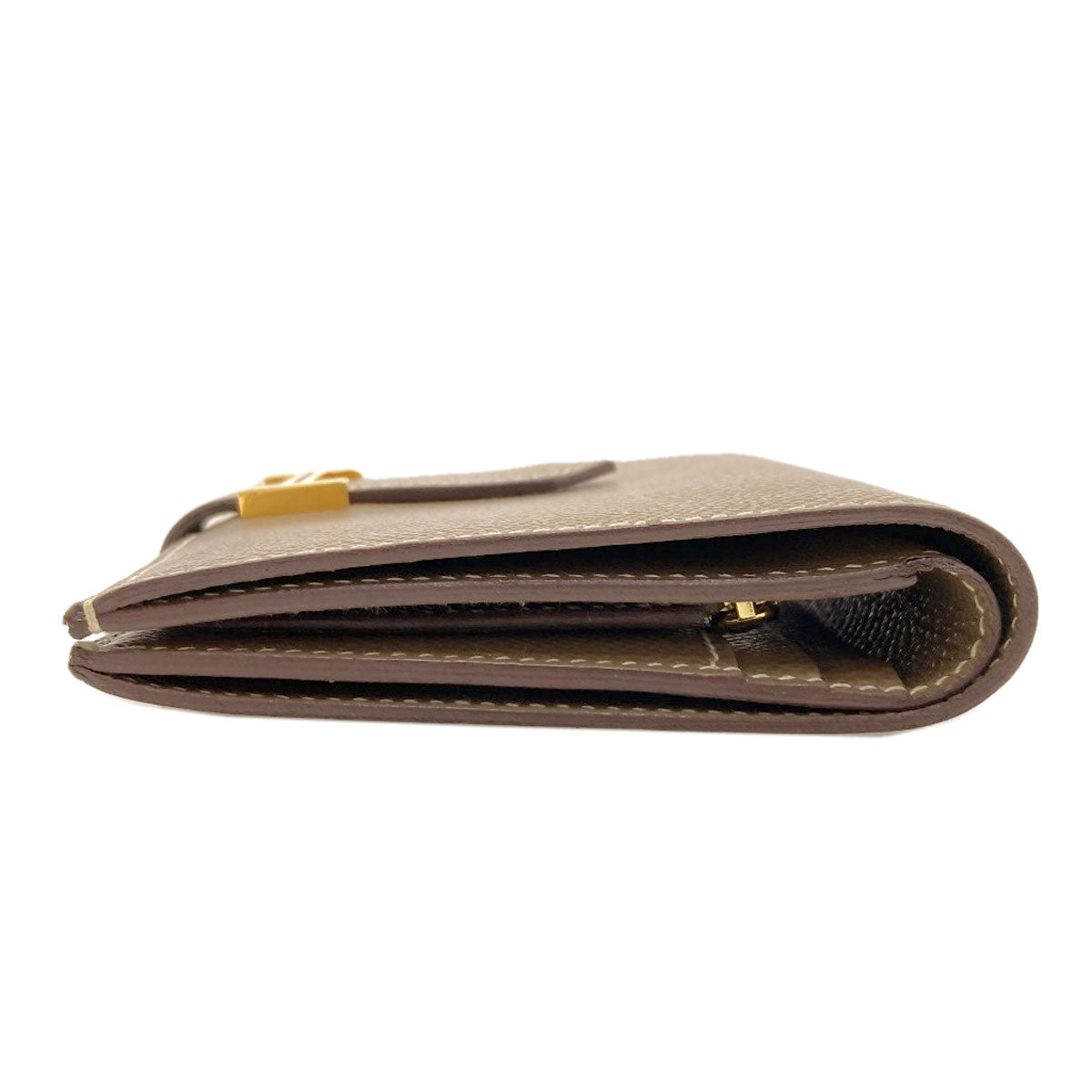 エルメス ベアンコンパクト エトープ ゴールド金具 二つ折り財布（小銭入れあり） 中古 商品画像4