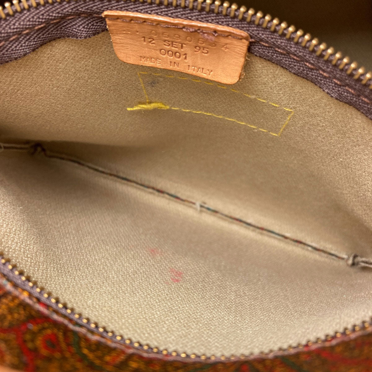 エトロ ペイズリー柄 ボストンバッグ 中古 商品画像13