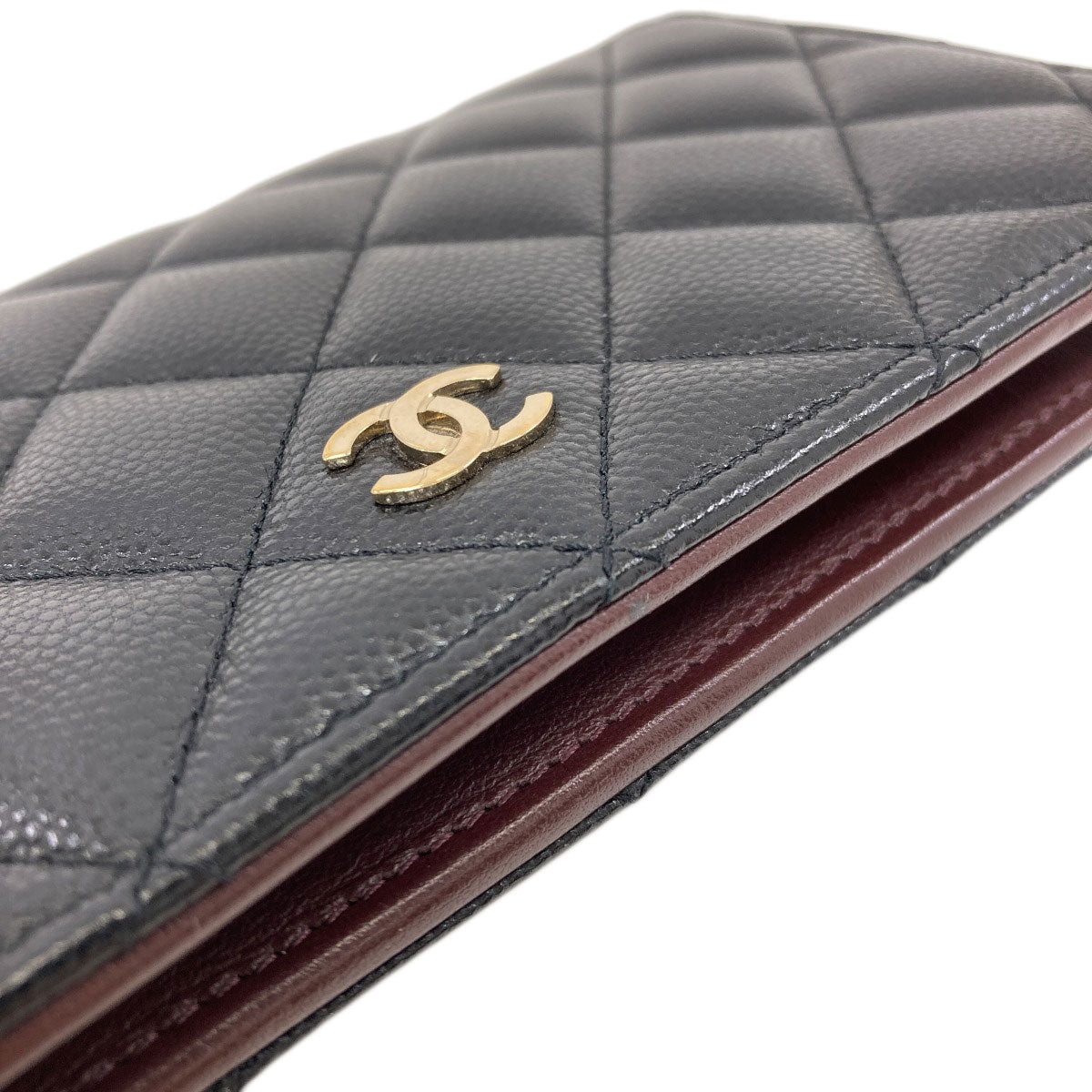 シャネル ココマーク マトラッセ ゴールド金具 長財布（小銭入れあり） 中古 商品画像13