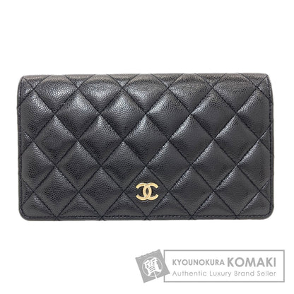 シャネル ココマーク マトラッセ ゴールド金具 長財布（小銭入れあり） 中古 商品画像1