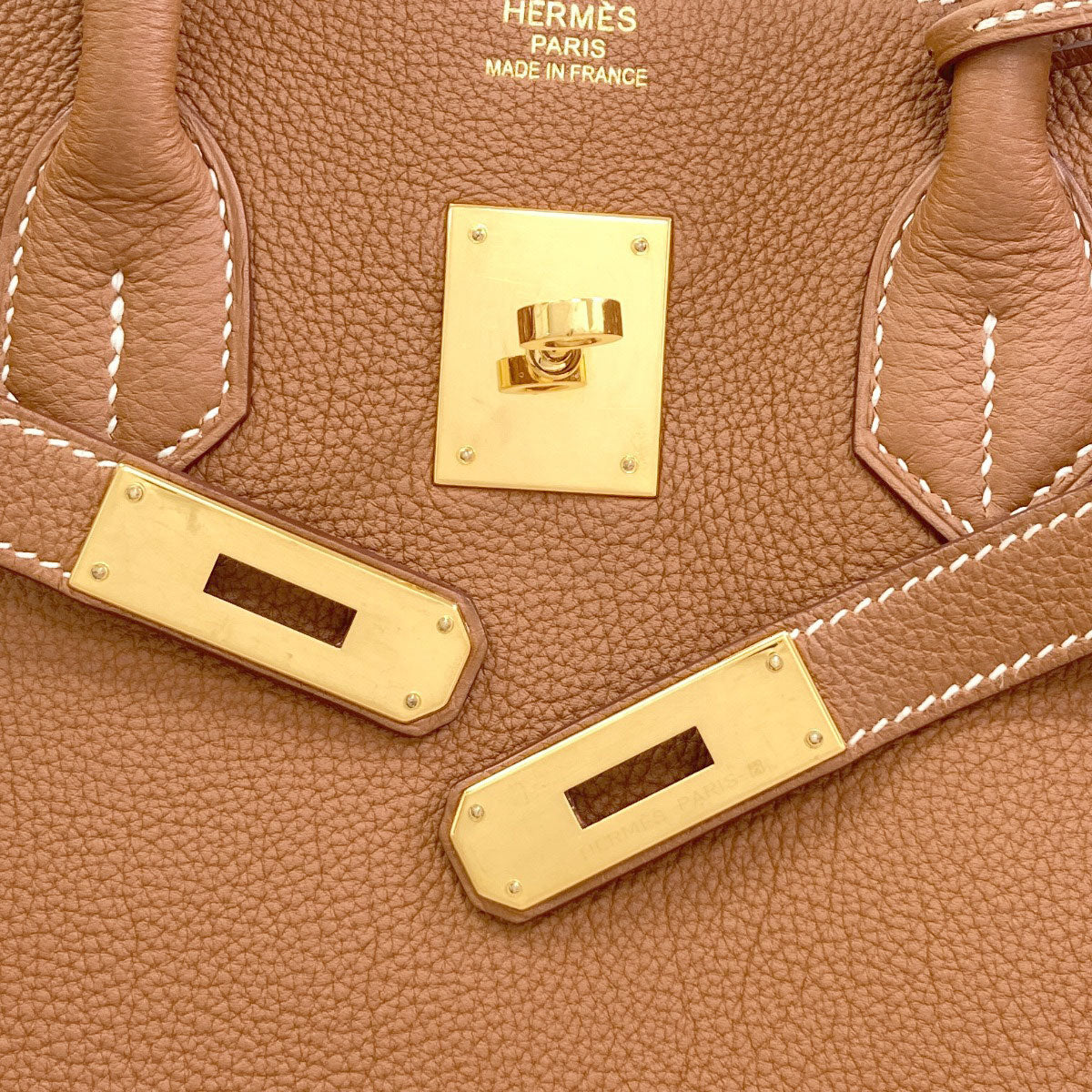 エルメス バーキン35 ゴールド ゴールド金具 ハンドバッグ 中古 商品画像15