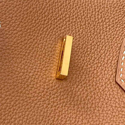 エルメス バーキン35 ゴールド ゴールド金具 ハンドバッグ 中古 商品画像16