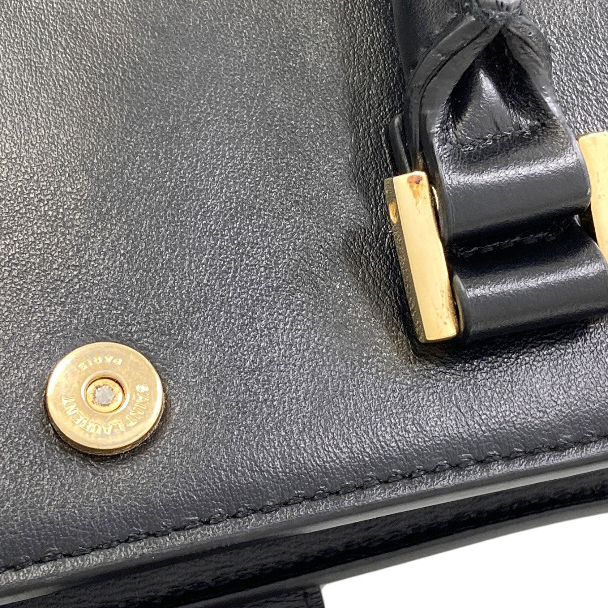 イヴ・サンローラン ベイビーカバス 2WAY ハンドバッグ 中古 商品画像19
