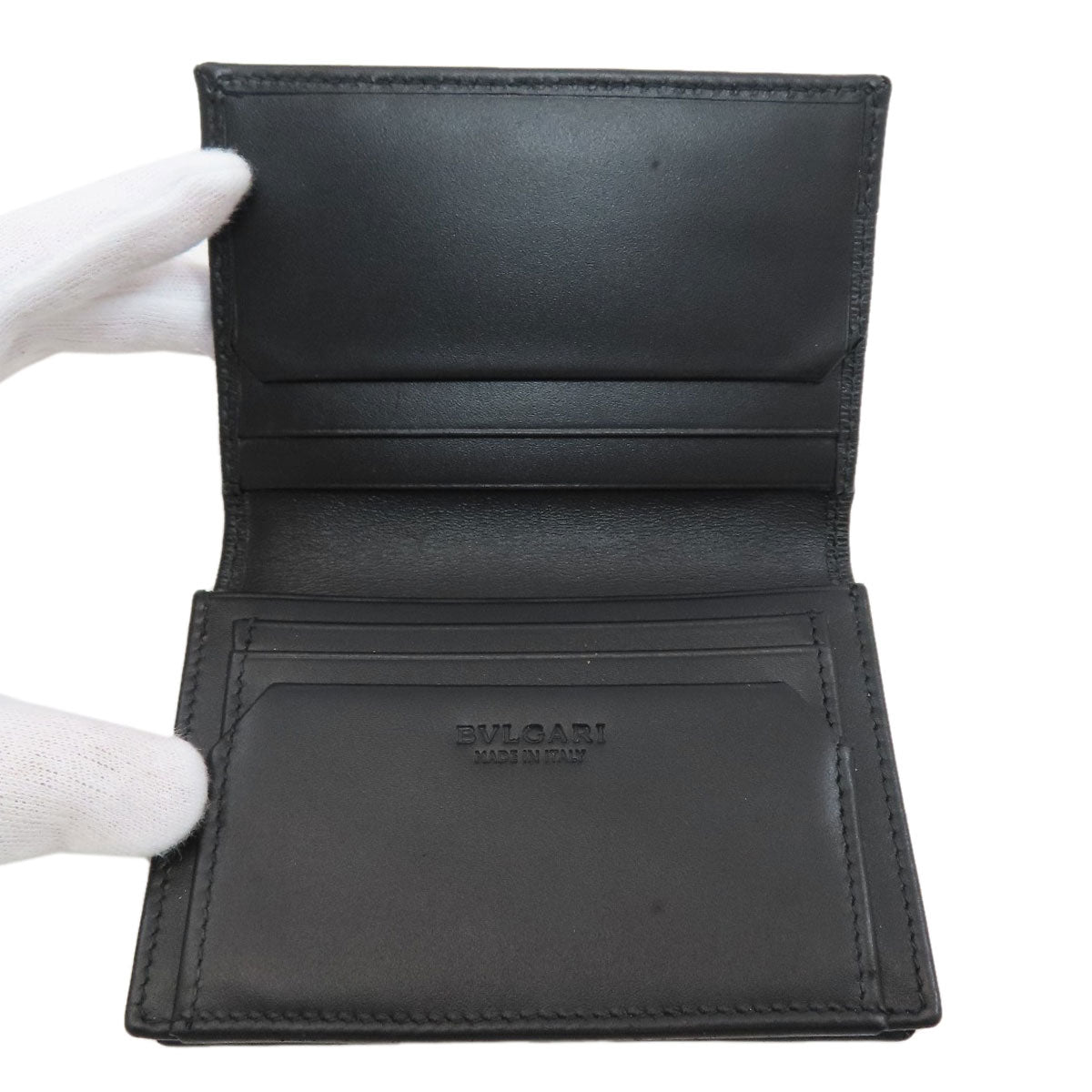 ブルガリ 名刺入れ セルペンティ スカリエ マン カードケース 中古 商品画像5