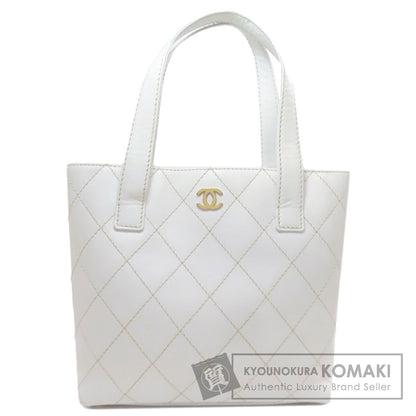 シャネル ワイルドステッチ ゴールド金具 トートバッグ 中古 商品画像1