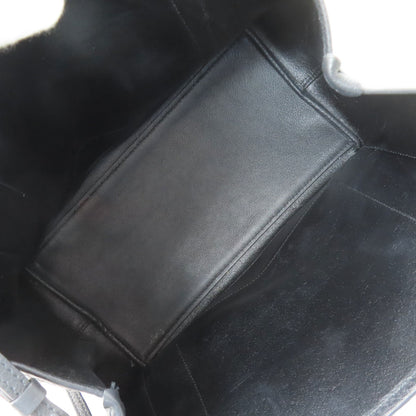 バレンシアガ 339933 ネイビーカバス ハンドバッグ 中古 商品画像6
