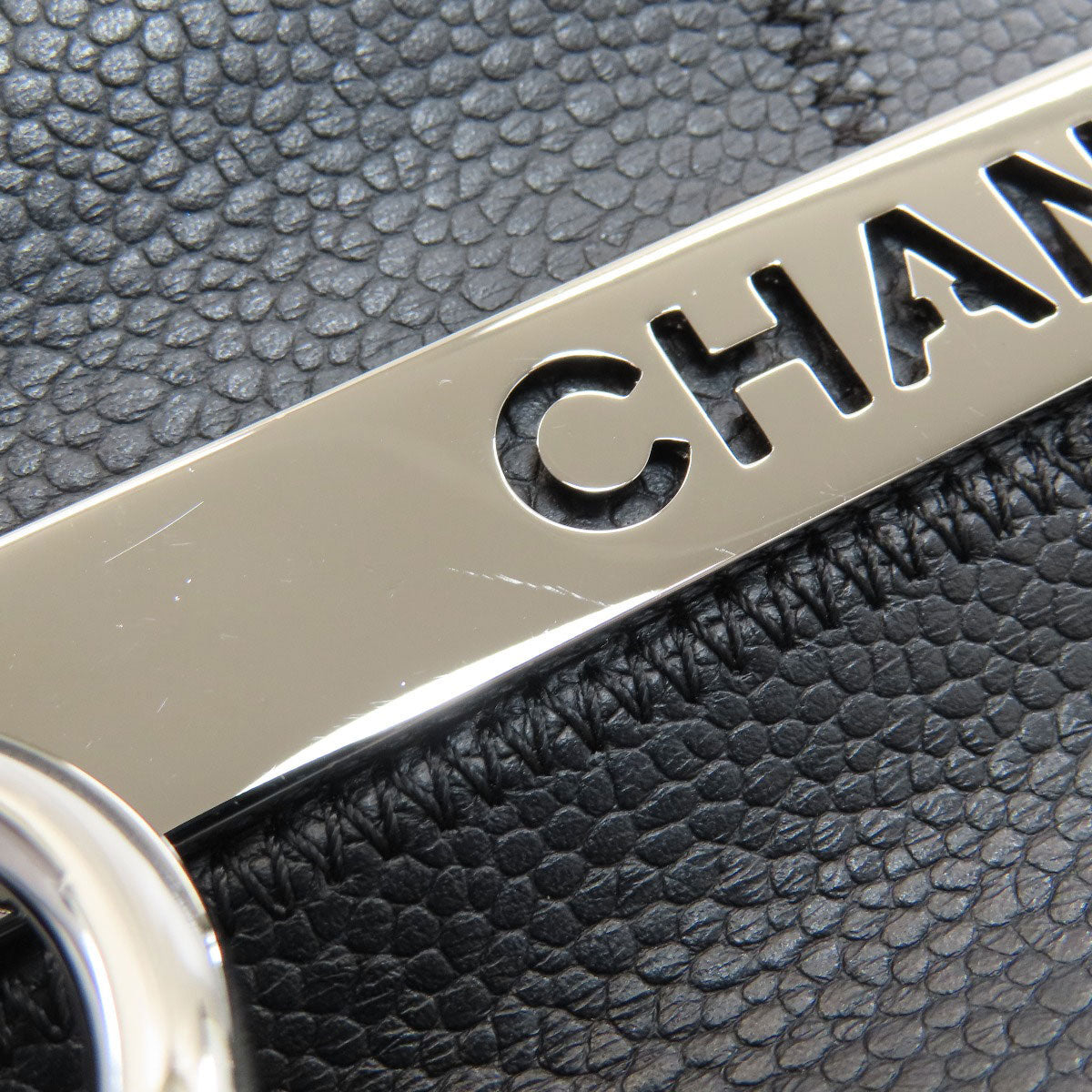 シャネル チョコバー シルバー金具 トートバッグ 中古 商品画像15
