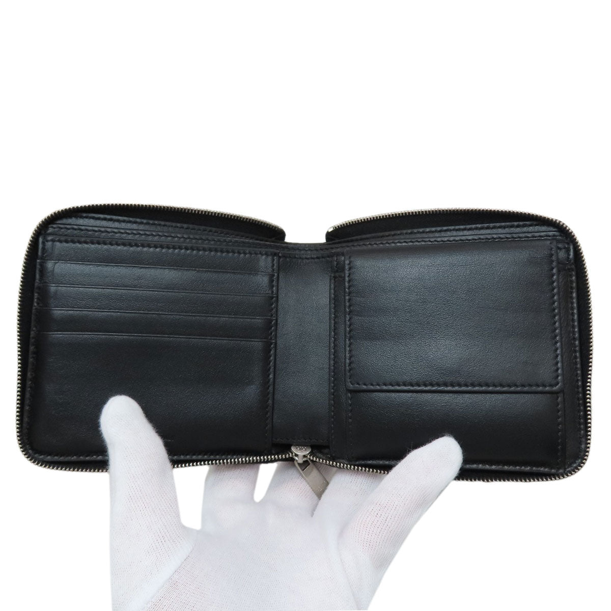 セリーヌ ジップドバイフォールド 二つ折り財布（小銭入れあり） 中古 商品画像5