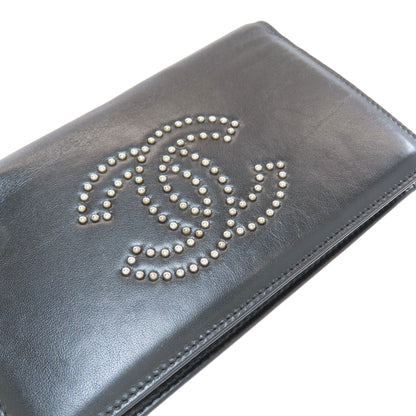 シャネル ココマーク スタッズ シルバー金具 長財布（小銭入れあり） 中古 商品画像13