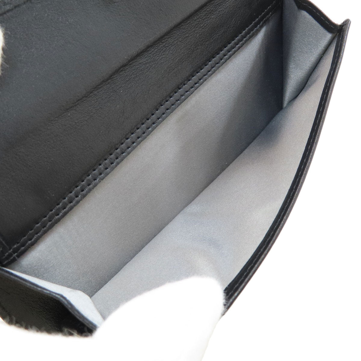 シャネル ココマーク スタッズ シルバー金具 長財布（小銭入れあり） 中古 商品画像7