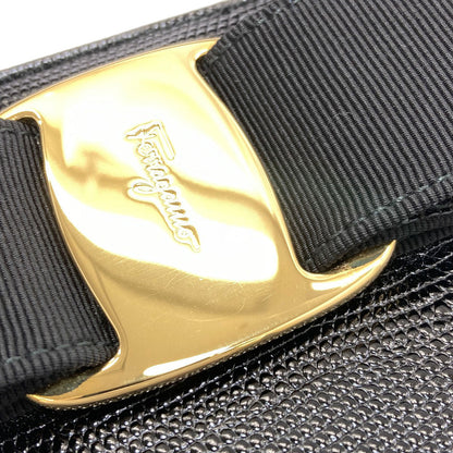 サルヴァトーレフェラガモ ヴァラリボン 型押 2WAY ハンドバッグ 中古 商品画像10
