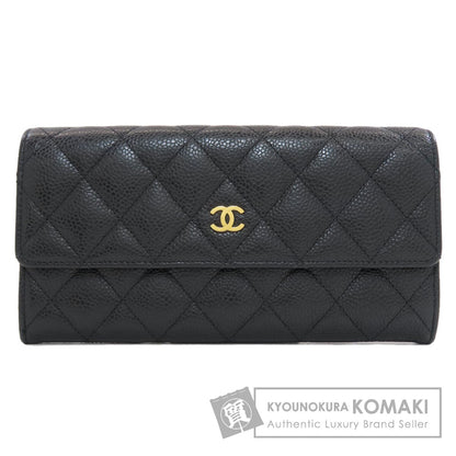 シャネル マトラッセ ココマーク ゴールド金具 長財布（小銭入れあり） 中古 商品画像1