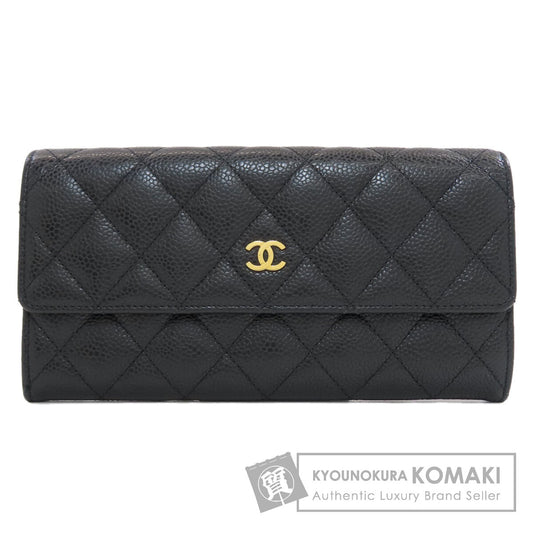 シャネル マトラッセ ココマーク ゴールド金具 長財布（小銭入れあり） 中古 商品画像1