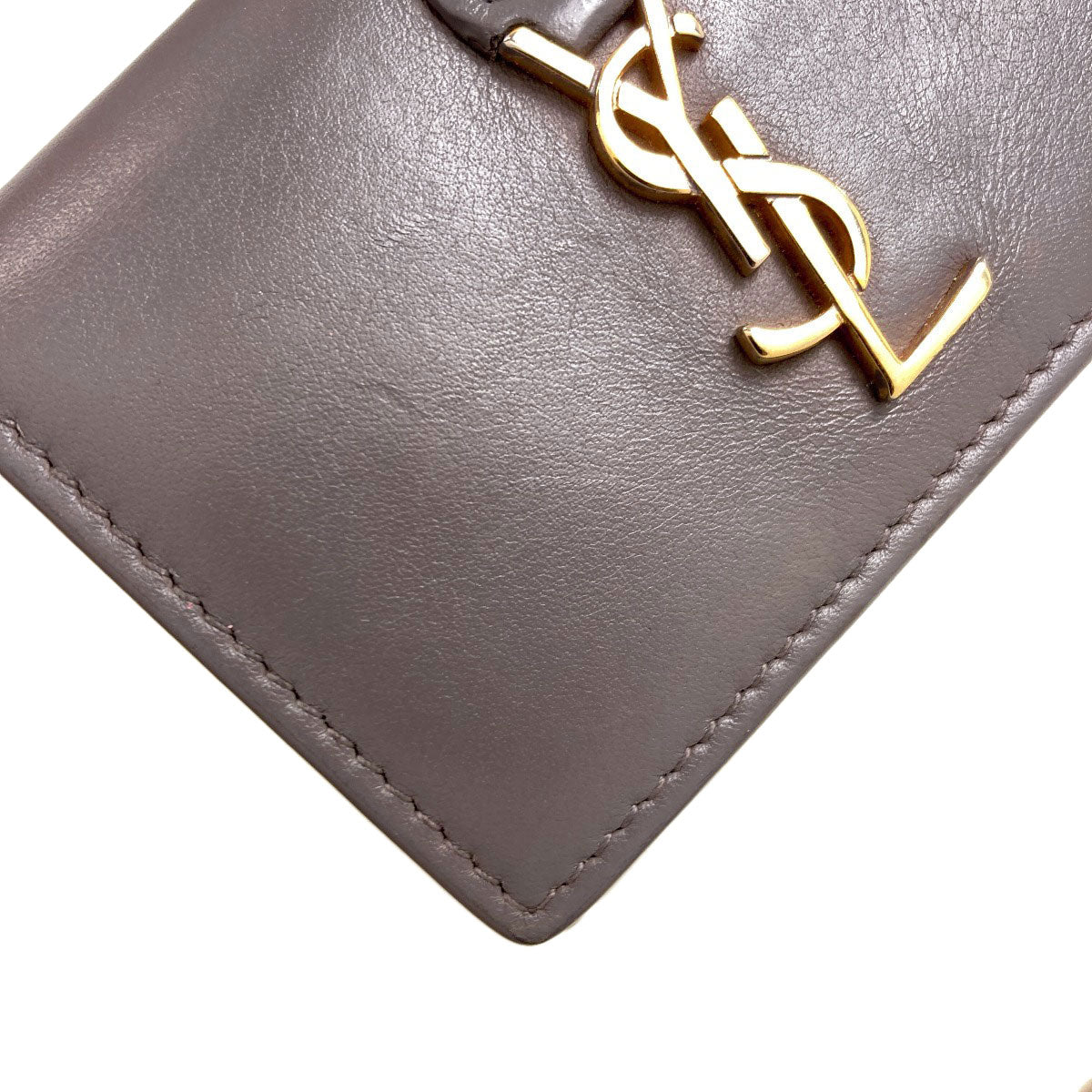 イヴ・サンローラン カサンドラ コンパクトウォレット 三つ折り財布（小銭入れあり） 中古 商品画像11