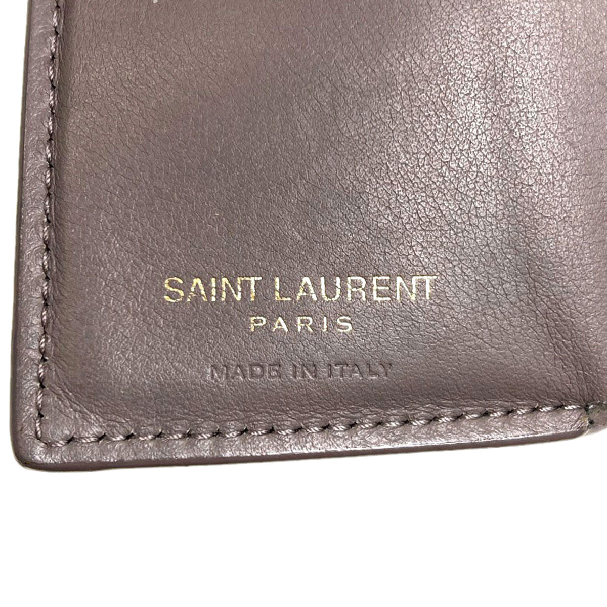 イヴ・サンローラン カサンドラ コンパクトウォレット 三つ折り財布（小銭入れあり） 中古 商品画像8