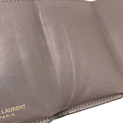 イヴ・サンローラン カサンドラ コンパクトウォレット 三つ折り財布（小銭入れあり） 中古 商品画像9