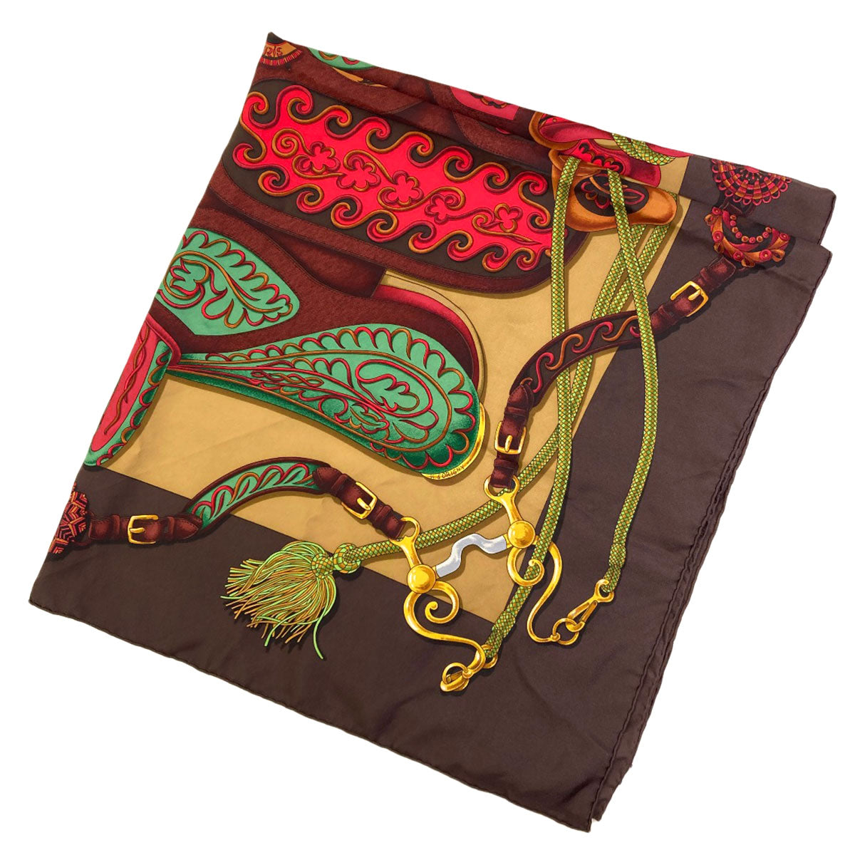 エルメス カレ90 Festival 祭典 スカーフ 中古 商品画像2