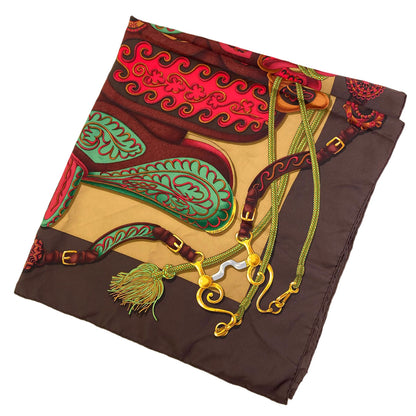 エルメス カレ90 Festival 祭典 スカーフ 中古 商品画像2