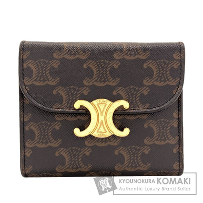 セリーヌ スモール フラップウォレット トリオンフ 三つ折り財布（小銭入れあり） 中古 商品画像1