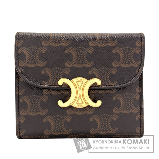 セリーヌ スモール フラップウォレット トリオンフ 三つ折り財布（小銭入れあり） 中古 商品画像1